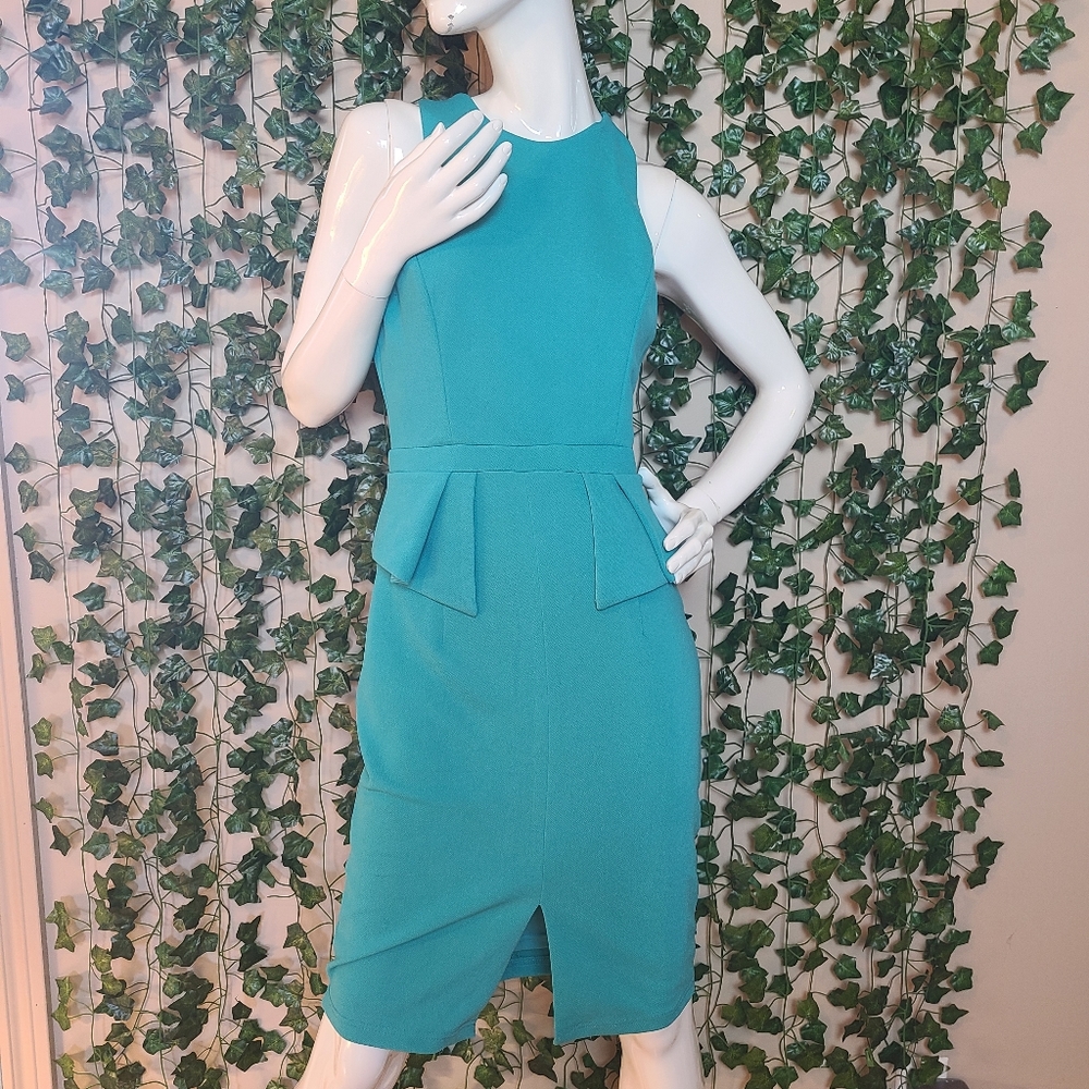 Katia Women's Sleeveless Mesh Back Pencil Midi size M